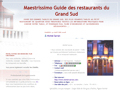 Guide des restaurants du Grand Sud Maestrissimo