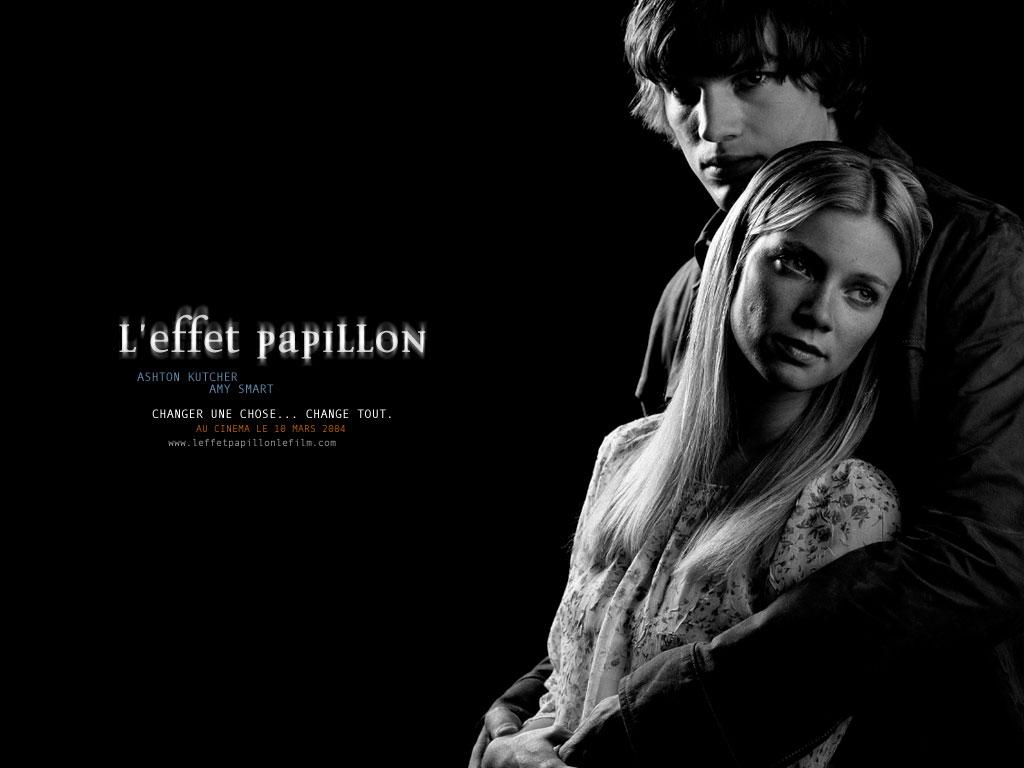Wallpaper Ashton Kutcher & Amy Smart L'effet papillon