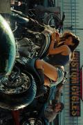 Wallpaper iPhone Megan Fox moto Transformers