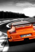 Wallpaper iPhone Porsche 911 GT orange
