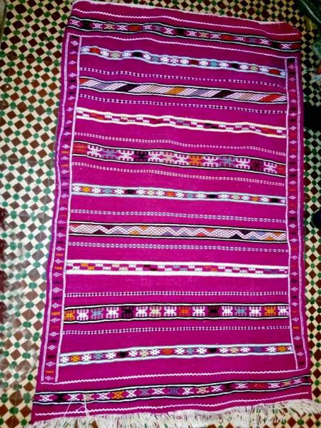 pink Kilim Berber Moroccan