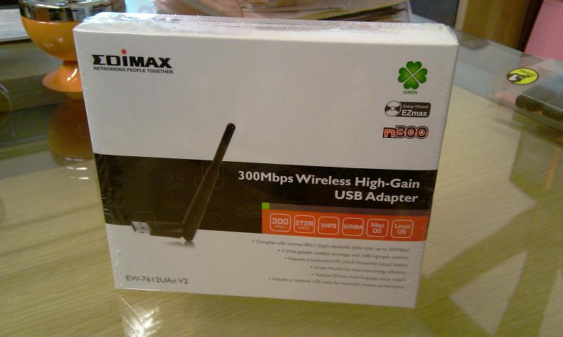 Clé WIFI MAC et PC EDIMAX 300Mbps avec signal amplifié à 28 € - cliquer sur l'image
