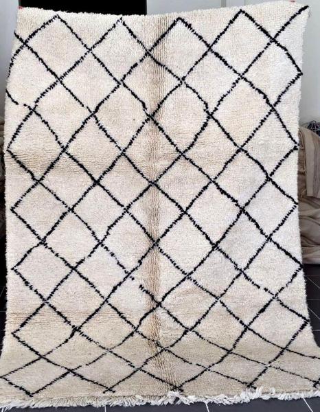 Beni Ourain Style Rug - Moroccan Carpet