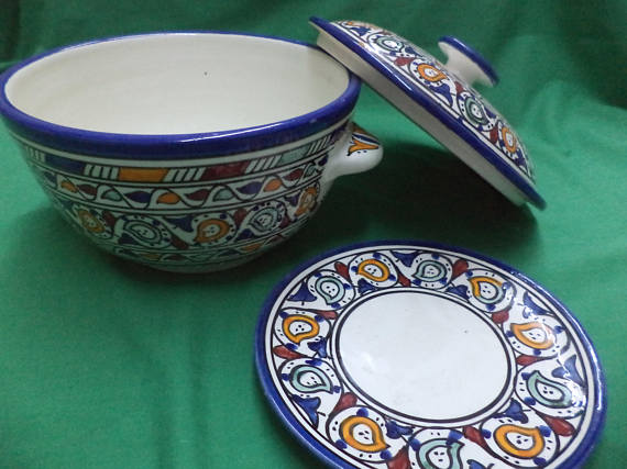 Moroccan Jewelry Keeper, Handmade