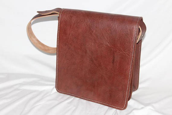 Moroccan leather handbag, Moroccan Brown handbag | leather handbag